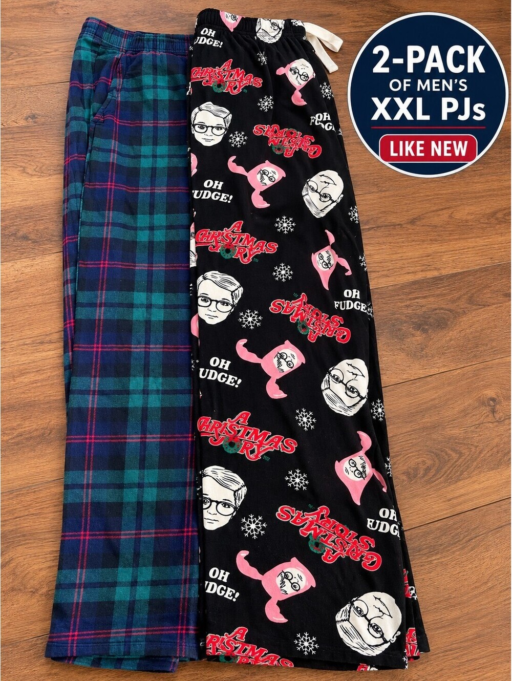 Men’s XXL Pajama Pants 2-Pack | Old Navy Family Sleep + A Christmas Story